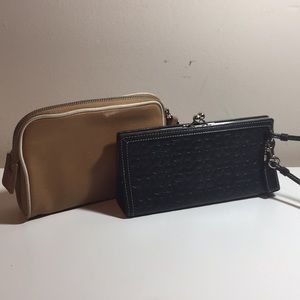Coach Lot makeupbag and wristlet